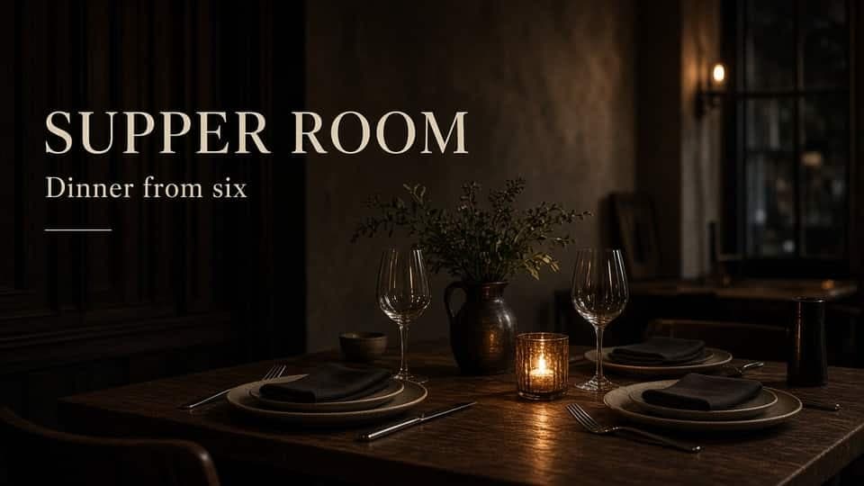 Supper Room restaurant website