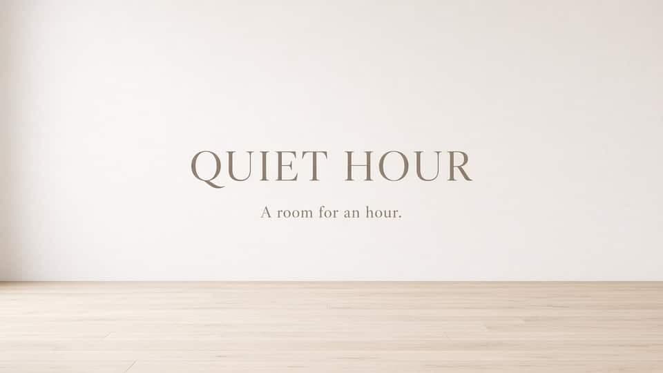Quiet Hour studio website